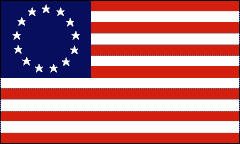 Betsy Ross Cotton 13 Star Flag