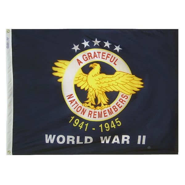 WW II Veterans Commemorative Flag