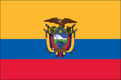 Ecuador flag with Seal